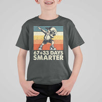 100 Days Smarter T Shirt For Kid Funny 67 33 Six Seven Math Teacher Kids 100th Day