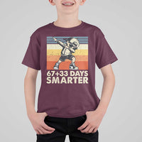 100 Days Smarter T Shirt For Kid Funny 67 33 Six Seven Math Teacher Kids 100th Day
