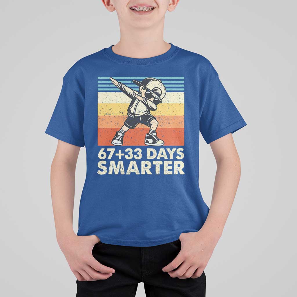 100 Days Smarter T Shirt For Kid Funny 67 33 Six Seven Math Teacher Kids 100th Day