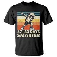 100 Days Smarter T Shirt Funny 67 33 Six Seven Math Teacher Kids 100th Day
