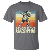 100 Days Smarter T Shirt Funny 67 33 Six Seven Math Teacher Kids 100th Day
