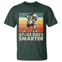 100 Days Smarter T Shirt Funny 67 33 Six Seven Math Teacher Kids 100th Day