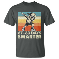 100 Days Smarter T Shirt Funny 67 33 Six Seven Math Teacher Kids 100th Day