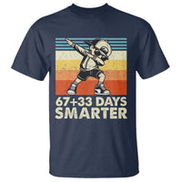 100 Days Smarter T Shirt Funny 67 33 Six Seven Math Teacher Kids 100th Day