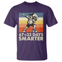 100 Days Smarter T Shirt Funny 67 33 Six Seven Math Teacher Kids 100th Day