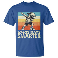 100 Days Smarter T Shirt Funny 67 33 Six Seven Math Teacher Kids 100th Day