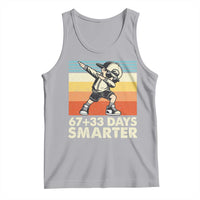 100 Days Smarter Tank Top Funny 67 33 Six Seven Math Teacher Kids 100th Day