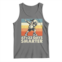 100 Days Smarter Tank Top Funny 67 33 Six Seven Math Teacher Kids 100th Day