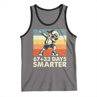 100 Days Smarter Tank Top Funny 67 33 Six Seven Math Teacher Kids 100th Day
