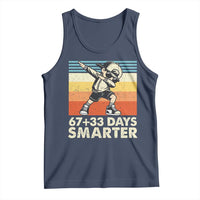 100 Days Smarter Tank Top Funny 67 33 Six Seven Math Teacher Kids 100th Day