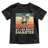 100 Days Smarter Toddler T Shirt Funny 67 33 Six Seven Math Teacher Kids 100th Day