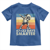 100 Days Smarter Toddler T Shirt Funny 67 33 Six Seven Math Teacher Kids 100th Day