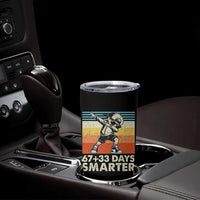 100 Days Smarter Tumbler Cup Funny 67 33 Six Seven Math Teacher Kids 100th Day