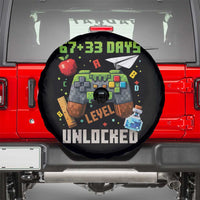 67 33 100 Days Level Unlocked Spare Tire Cover Gaming 100th Day of School Boys Kid