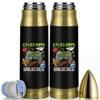 67 33 100 Days Level Unlocked Bullet Tumbler Gaming 100th Day of School Boys Kid