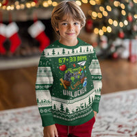 67 33 100 Days Level Unlocked Ugly Christmas Sweater Gaming 100th Day of School Boys Kid