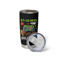 67 33 100 Days Level Unlocked Tumbler Cup Gaming 100th Day of School Boys Kid