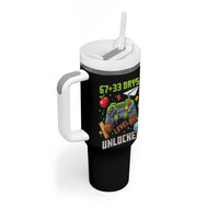 67 33 100 Days Level Unlocked Tumbler With Handle Gaming 100th Day of School Boys Kid