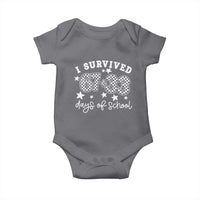 I Survived 67 33 100 Days of School Baby Onesie Funny 100th Day of School One Hundred Days