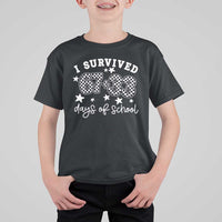 I Survived 67 33 100 Days of School T Shirt For Kid Funny 100th Day of School One Hundred Days