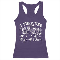 I Survived 67 33 100 Days of School Racerback Tank Top Funny 100th Day of School One Hundred Days