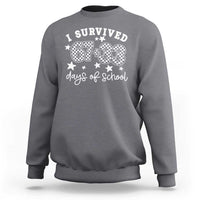 I Survived 67 33 100 Days of School Sweatshirt Funny 100th Day of School One Hundred Days