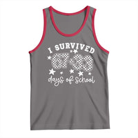 I Survived 67 33 100 Days of School Tank Top Funny 100th Day of School One Hundred Days