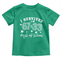 I Survived 67 33 100 Days of School Toddler T Shirt Funny 100th Day of School One Hundred Days