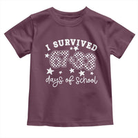 I Survived 67 33 100 Days of School Toddler T Shirt Funny 100th Day of School One Hundred Days