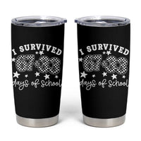 I Survived 67 33 100 Days of School Tumbler Cup Funny 100th Day of School One Hundred Days