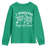 I Survived 67 33 100 Days of School Youth Sweatshirt Funny 100th Day of School One Hundred Days