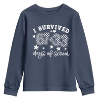 I Survived 67 33 100 Days of School Youth Sweatshirt Funny 100th Day of School One Hundred Days