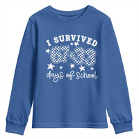 I Survived 67 33 100 Days of School Youth Sweatshirt Funny 100th Day of School One Hundred Days