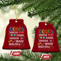 Happy 100 Days of School Ceramic Ornament 100th Day Kids Boys Girls Teachers Pupils