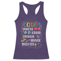 Happy 100 Days of School Racerback Tank Top 100th Day Kids Boys Girls Teachers Pupils