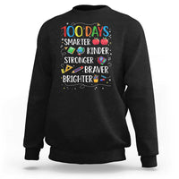 Happy 100 Days of School Sweatshirt 100th Day Kids Boys Girls Teachers Pupils