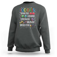 Happy 100 Days of School Sweatshirt 100th Day Kids Boys Girls Teachers Pupils
