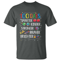 Happy 100 Days of School T Shirt 100th Day Kids Boys Girls Teachers Pupils