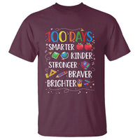 Happy 100 Days of School T Shirt 100th Day Kids Boys Girls Teachers Pupils