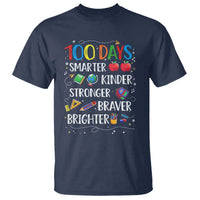 Happy 100 Days of School T Shirt 100th Day Kids Boys Girls Teachers Pupils