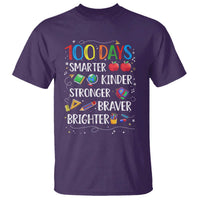 Happy 100 Days of School T Shirt 100th Day Kids Boys Girls Teachers Pupils