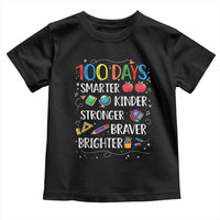 Happy 100 Days of School Toddler T Shirt 100th Day Kids Boys Girls Teachers Pupils