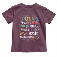 Happy 100 Days of School Toddler T Shirt 100th Day Kids Boys Girls Teachers Pupils