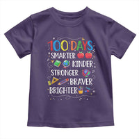 Happy 100 Days of School Toddler T Shirt 100th Day Kids Boys Girls Teachers Pupils