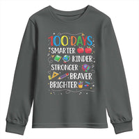 Happy 100 Days of School Youth Sweatshirt 100th Day Kids Boys Girls Teachers Pupils