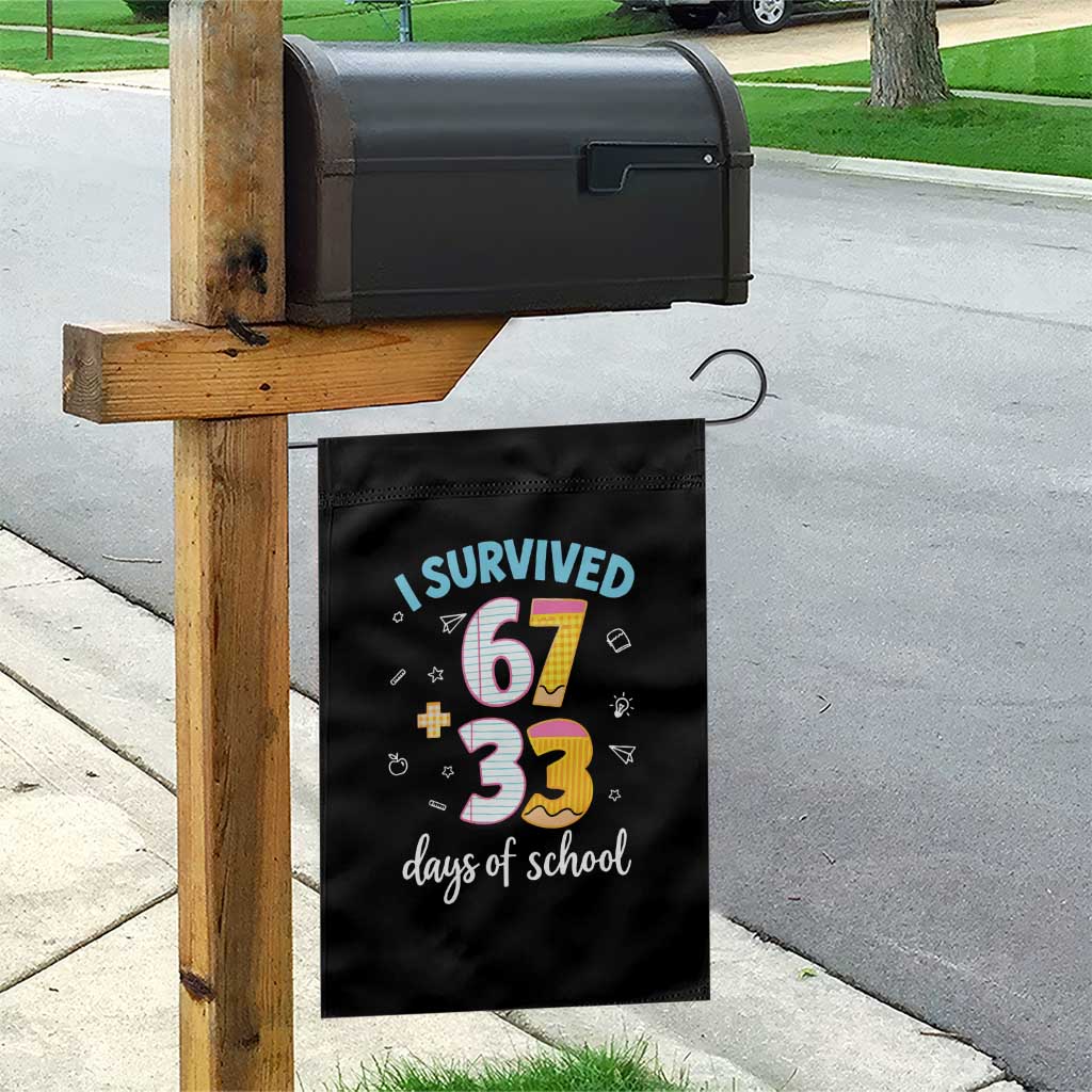 100 Days Of School 67 Funny Six Seven Meme Garden Flag