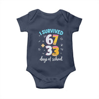 100 Days Of School 67 Funny Six Seven Meme Baby Onesie