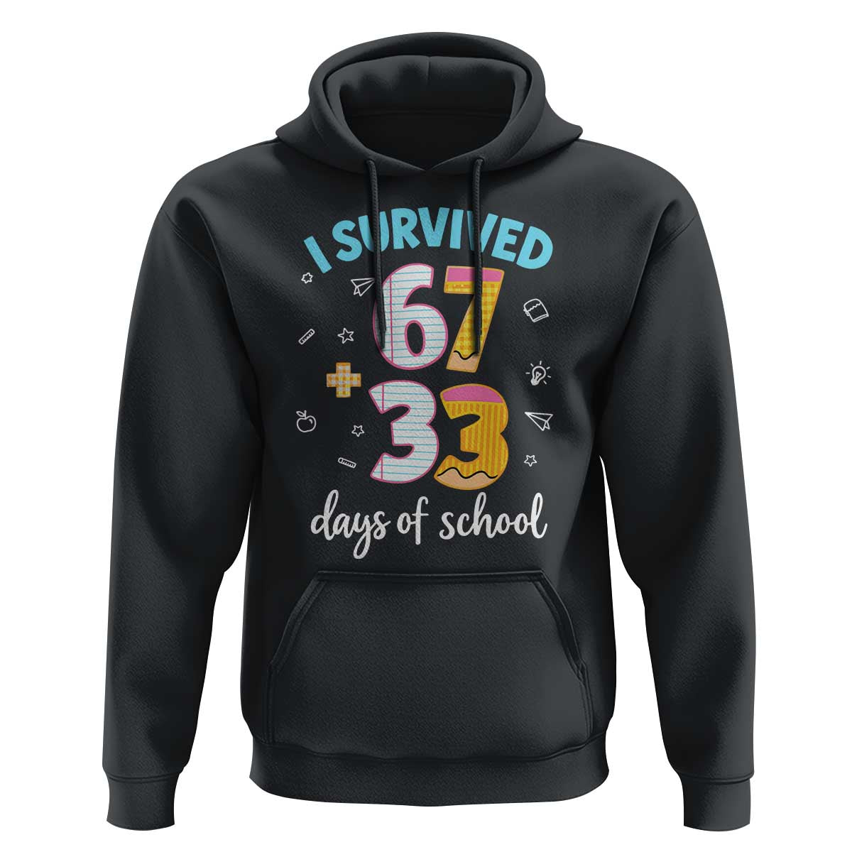 100 Days Of School 67 Funny Six Seven Meme Hoodie