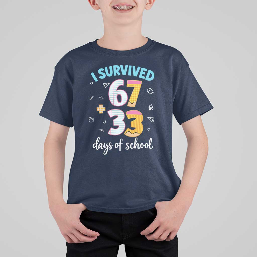 100 Days Of School 67 Funny Six Seven Meme T Shirt For Kid