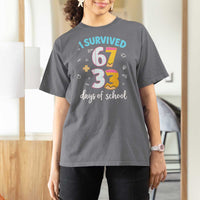 100 Days Of School 67 Funny Six Seven Meme T Shirt For Women